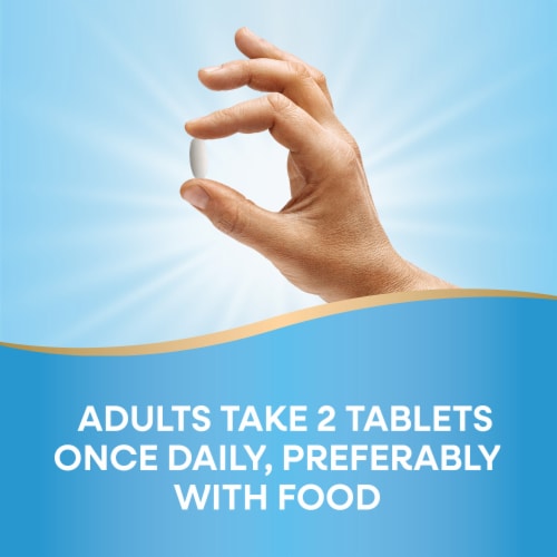 Nature’s Way Magnesium Glycinate Complex Highly Absorbable Vegan Tablets 220 mg per 2 Tablet Serving Perspective: right