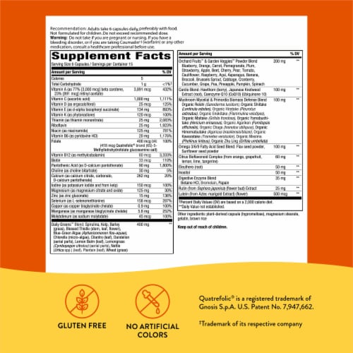Nature's Way® Alive! Max 6 Potency Multivitamin 90 Capsules Perspective: right