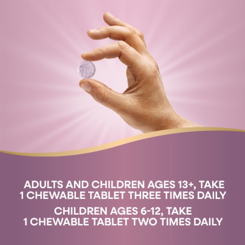 Nature's Way® Umcka® Cold Care Cherry Flavor Chewable Tablets Perspective: right