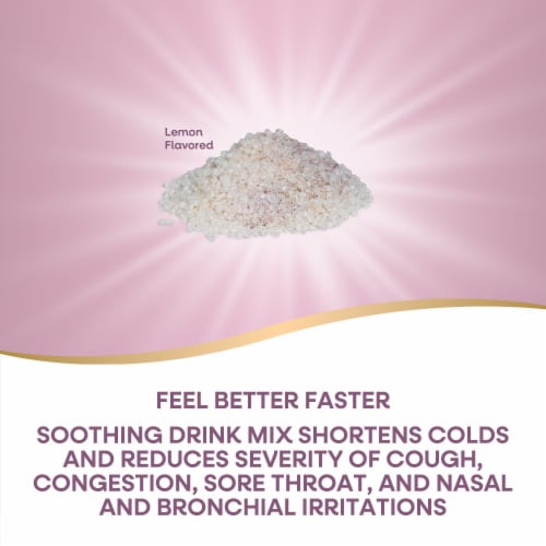 Nature's Way Umcka Cold Care Lemon Flavor Soothing Hot Drink Packets Perspective: right