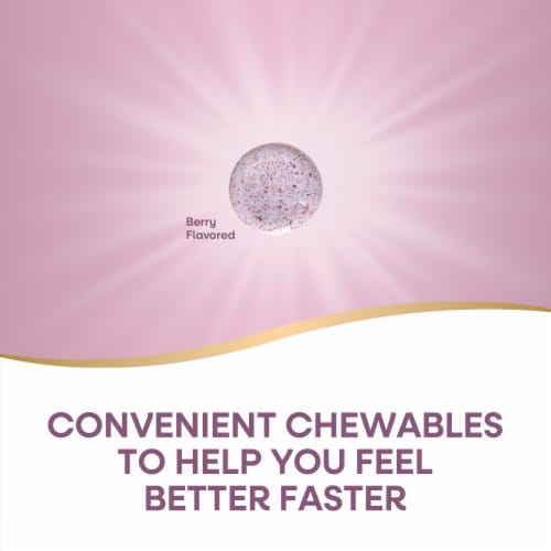Nature's Way® Umcka® Cold & Flu Berry Flavor Chewable Tablets Perspective: right
