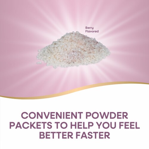 Nature's Way Cold + Flu Relief FastActives Umcka Multi Action Berry Flavored Powder Packets Perspective: right