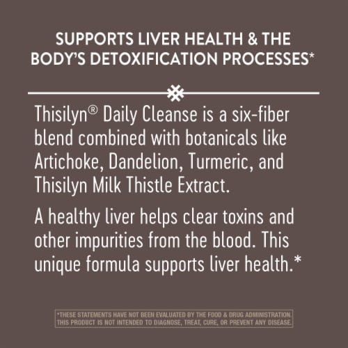 Nature's Way Thisilyn Daily Cleanse Vegan Capsules Perspective: right