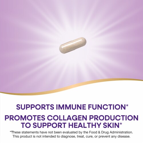 Nature’s Way Extra Strength Vitamin C with Bioflavonoids Vegan Capsules 1,000 mg Per Capsule Perspective: right