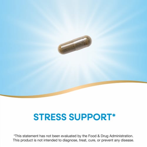 Nature’s Way Holy Basil Premium Extract Stress Support Vegan Capsules 450 mg per Serving Perspective: right
