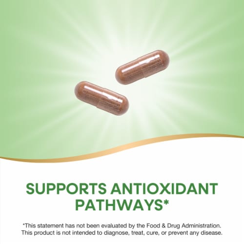 Nature's Way® Premium Blend Resveratrol Vegan Capsules Perspective: right