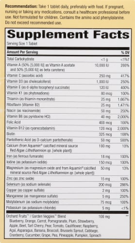 Nature's Way Alive! Once Daily Ultra Potency Multivitamin Perspective: right