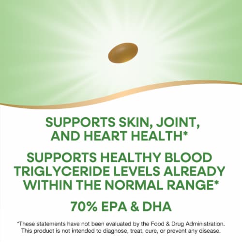 Nature's Way Super Fisol Fish Oil Cardiovascular and Joint Health Omega 3 Softgels Perspective: right