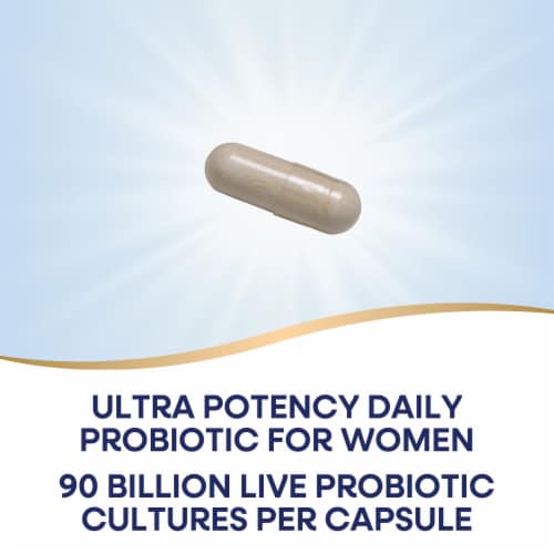 Nature's Way® Fortify® Optima® Women's Advanced Care 90 Billion Probiotic Capsules Perspective: right