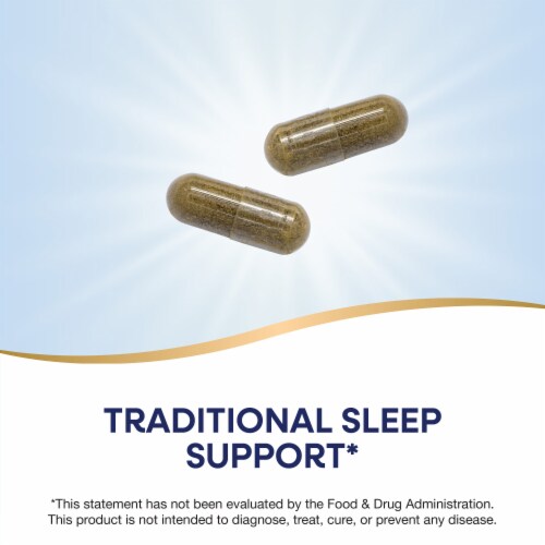 Nature's Way Scullcap Herb Traditional Sleep Support Capsules 850 mg Per 2 Capsule Serving Perspective: right