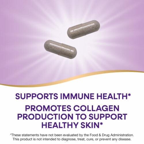 Nature's Way Vitamin C with Rose Hips Capsules 1000 mg Vitamin C Per 2 Capsule Serving Perspective: right