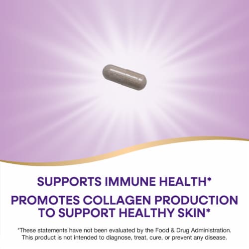 Nature's Way Vitamin C with Rose Hips Extra Strength Capsules Perspective: right