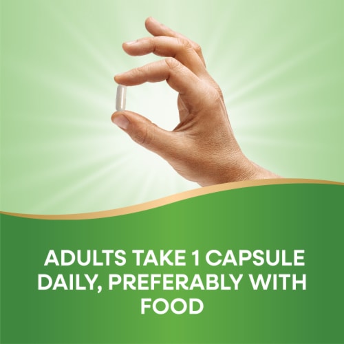 Nature's Way Folate Dietary Supplement Capsules Perspective: right