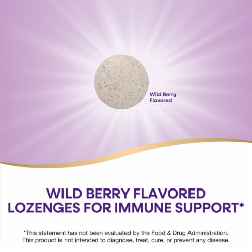Nature's Way® Zinc Lozenges Natural Berry Flavor Perspective: right