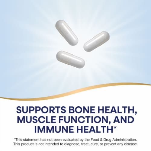 Nature's Way Calcium Magnesium & Zinc Mineral Complex Bones & Muscles Capsules Perspective: right