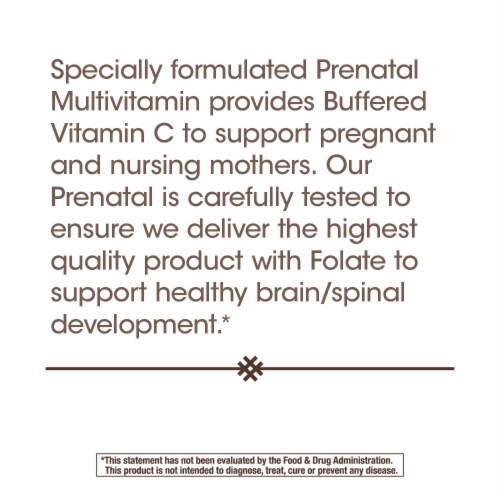 Nature's Way Prenatal Multi Vitamin & Mineral Capsules Perspective: right
