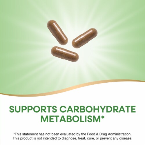 Nature's Way Blood Sugar Management Capsules Perspective: right