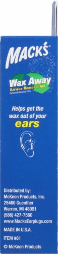 Mack's® Wax Away Earwax Removal Aid Perspective: right