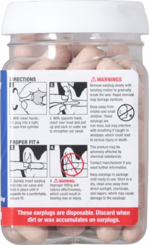 Mack's Ultra Soft Foam Ear Plugs Perspective: right