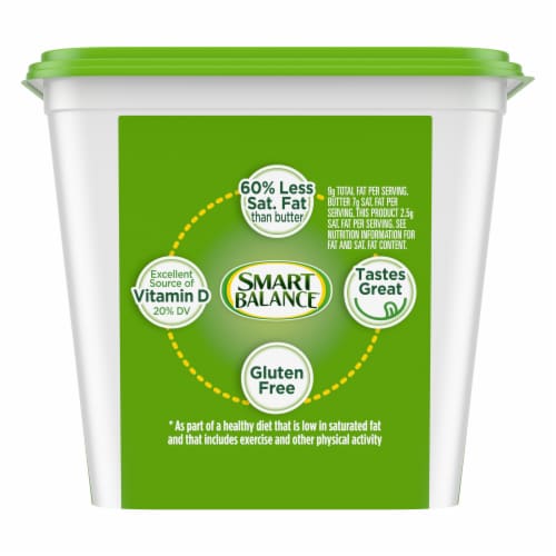 Smart Balance 79 Percent Vegetable Oil Buttery Spread, 1 Pound -- 30 per  case.