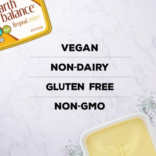 Earth Balance® Original Buttery Spread Tub Perspective: right