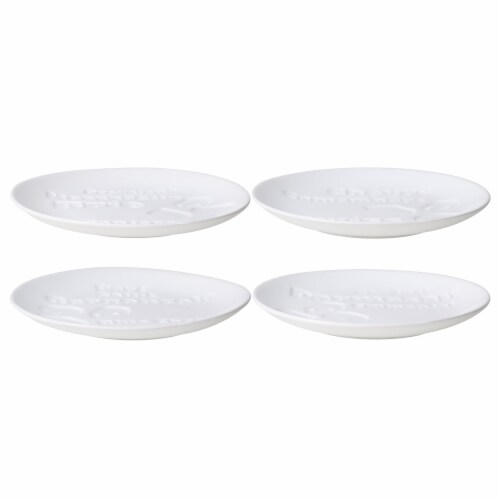 BIA Cordon Bleu Debossed Cheese Plates Set - White Perspective: right
