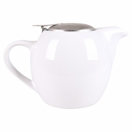 BIA Cordon Bleu Teapot with Stainless Steel Infuser - White Perspective: right