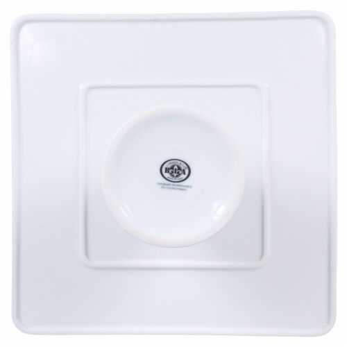 BIA Cordon Bleu Square Porcelain Pedestal Cake Stand Perspective: right