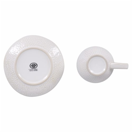 BIA Cordon Bleu Serene Demitasse Cup and Saucer Set - Crème Perspective: right