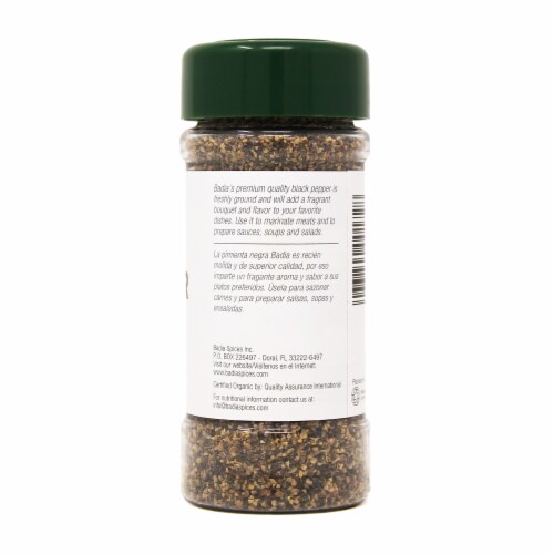 Badia Organic Ground Black Pepper Perspective: right