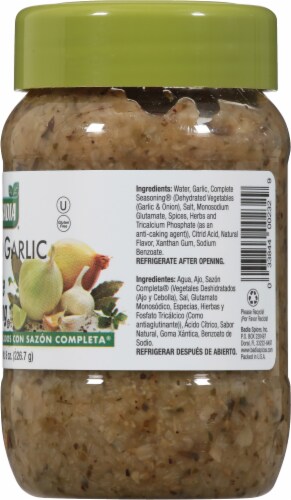 Badia® Minced Garlic with Complete Seasoning® Perspective: right