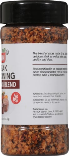 Badia® Canadian Blend Steak Seasoning Perspective: right