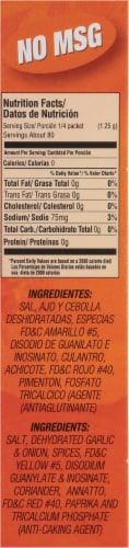 Badia® Sazon Tropical With Annatto and Coriander Seasoning Packets Perspective: right