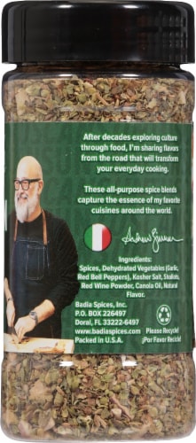 Badia® Andrew Zimmern Tuscan Style Italian Seasoning Perspective: right