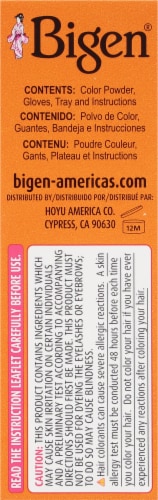 Bigen 57 Dark Brown Powder Hair Color Perspective: right