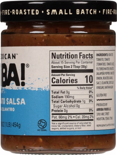 Arriba Medium Fire Roasted Red Salsa Perspective: right
