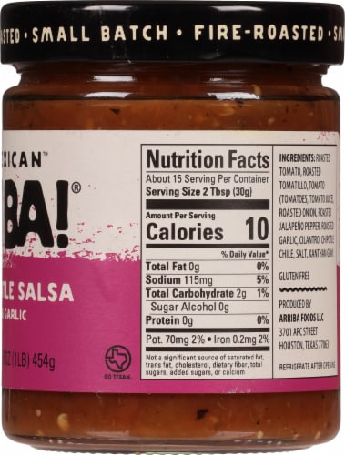 Arriba!® Medium Fire Roasted Chipotle Salsa Perspective: right