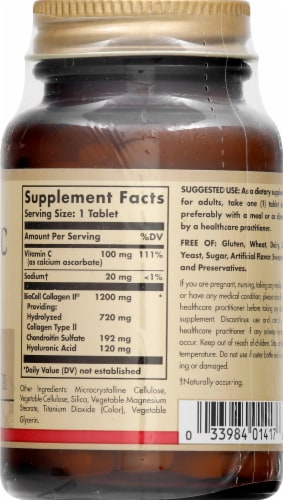Solgar Hyaluronic Acid Tablets Perspective: right