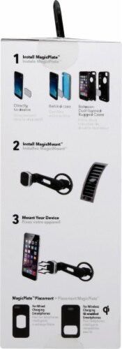 Scosche MagicMount™ Universal Mobile Device Vent Mount - Black Perspective: right
