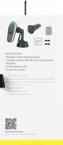 Scosche MagicMOUNT Wireless Window/Dash Phone Charger Perspective: right