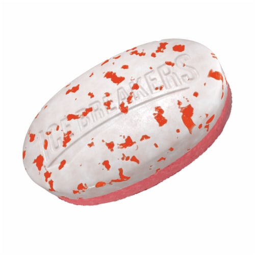 ICE BREAKERS Duo Fruit Plus Cool Strawberry Sugar Free Mints Tin Perspective: right