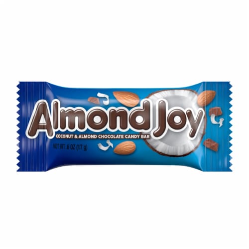 ALMOND JOY Coconut and Almond Chocolate Snack Size Candy Bars Perspective: right