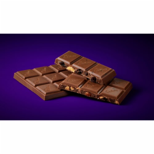 CADBURY DAIRY MILK Fruit & Nut Milk Chocolate Candy Bar Perspective: right