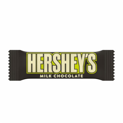 Hershey's Milk Chocolate Snack Size Halloween Candy Bars with Glow in the Dark Wrappers Perspective: right