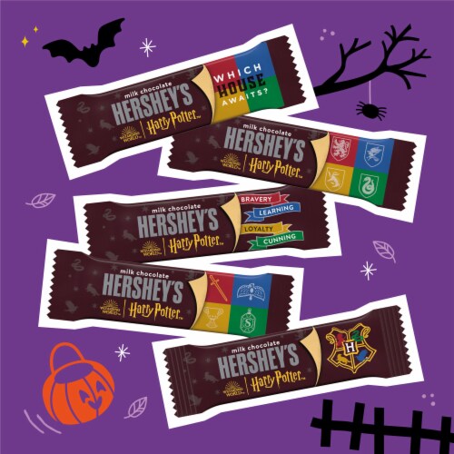HERSHEY'S Milk Chocolate Harry Potter™ Snack Size Halloween Candy Bag Perspective: right