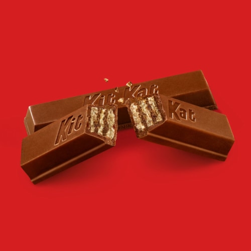 KIT KAT® Milk Chocolate Wafer Snack Size Candy Bag Perspective: right