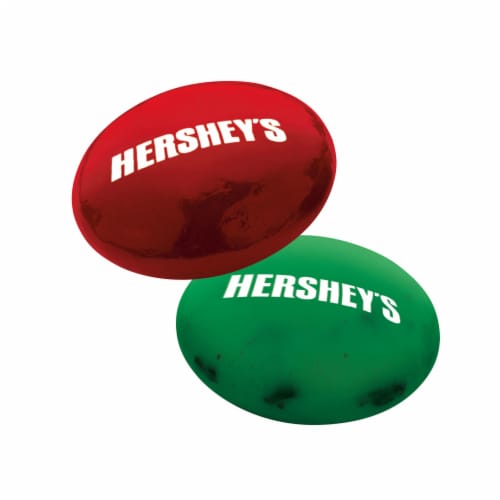HERSHEY'S HERSHEY-ETS Candy Coated Milk Chocolate Christmas Candy Plastic Cane Perspective: right