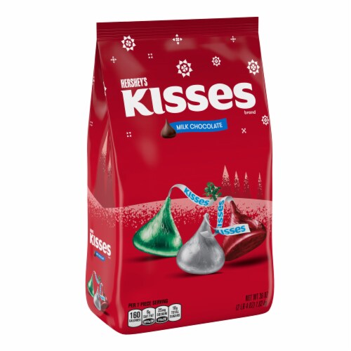 Hershey's Kisses Milk Chocolate Holiday Candy, 36 oz - Metro Market