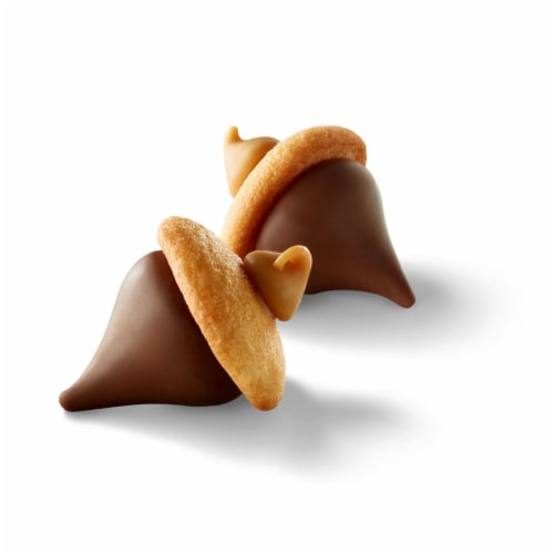 HERSHEY'S KISSES Milk Chocolate Autumn Foils Halloween Candy Bag Perspective: right