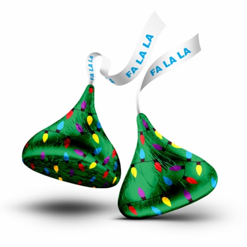 HERSHEY'S KISSES Milk Chocolate Kissmas Tree Christmas Candy Bag Perspective: right